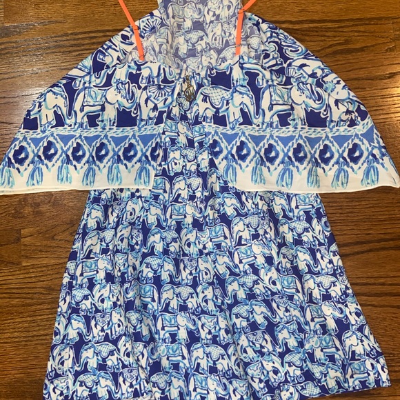 Lilly Pulitzer Celyn Elephant Romper Size 0 - Picture 7 of 8